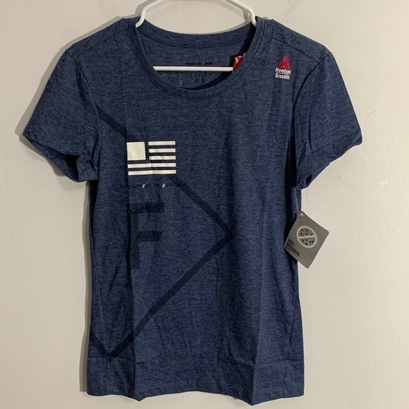 Reebok CrossFit training t-shirt size small, NWT. Orig $45 - Picture 1 of 11
